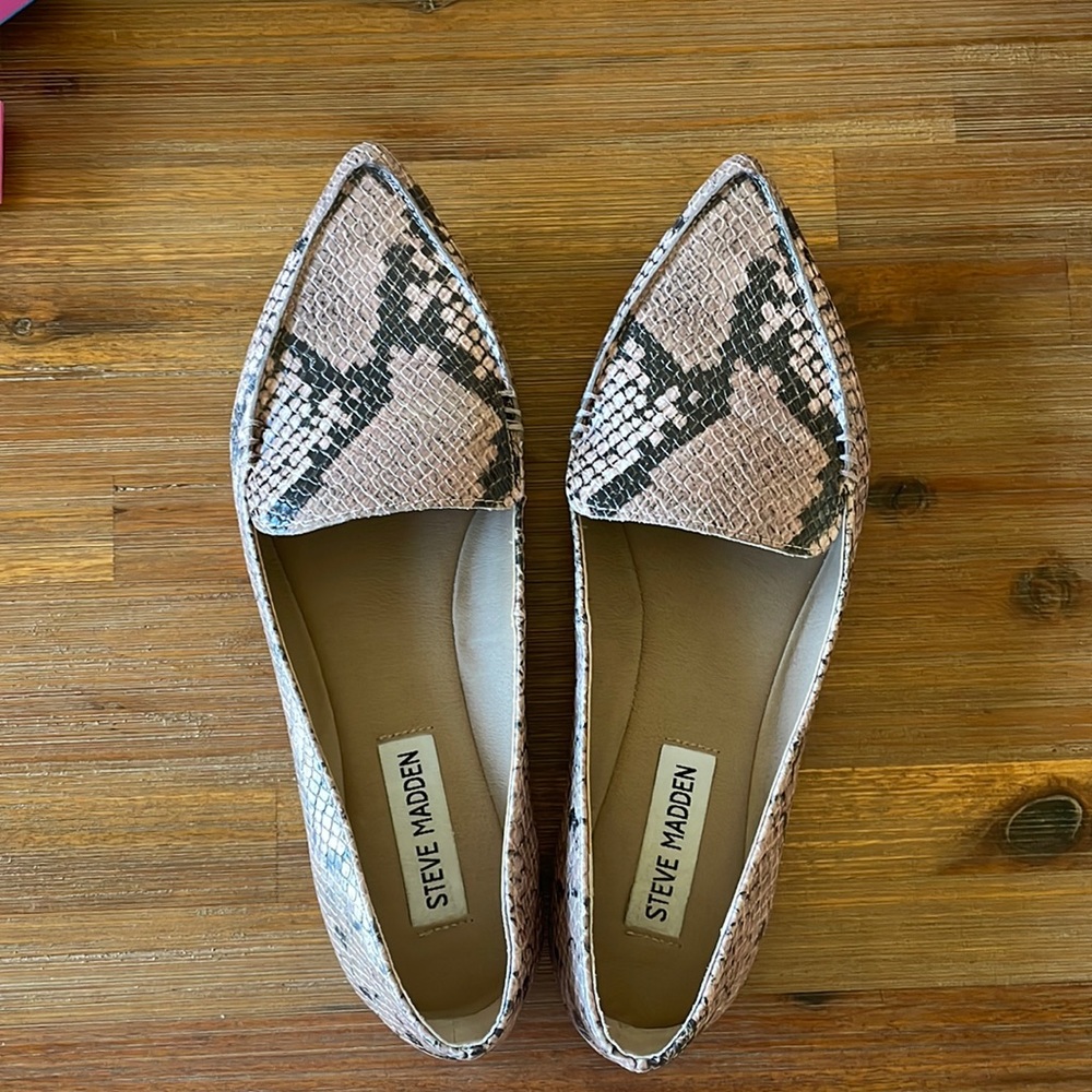 Steve Madden Snake Print flats